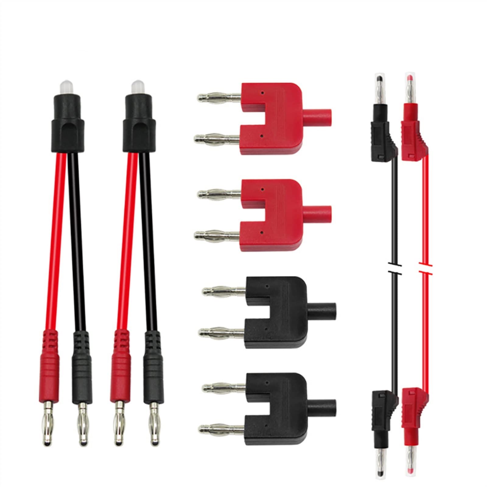 Juego de cables de prueba de multímetro de 70 Uds., conectores electrónicos automotrices, Cables, probador de herramientas manuales