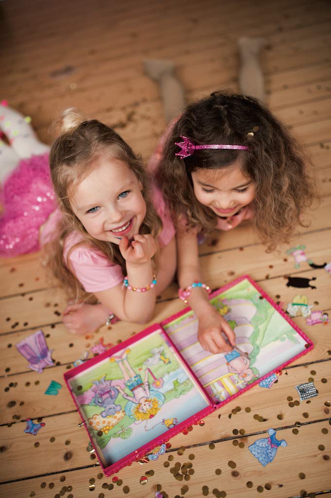 Produktbild von Niktule Prinzessin Magnetische Anziehpuppen,anziehpuppen Aus Papier,anziehpuppen Magnetisch,Wiederverwendbares Aufkleber Aktivitätsbuch Für Anziehpuppen,Puppenspielspielzeug Für Kinder Im