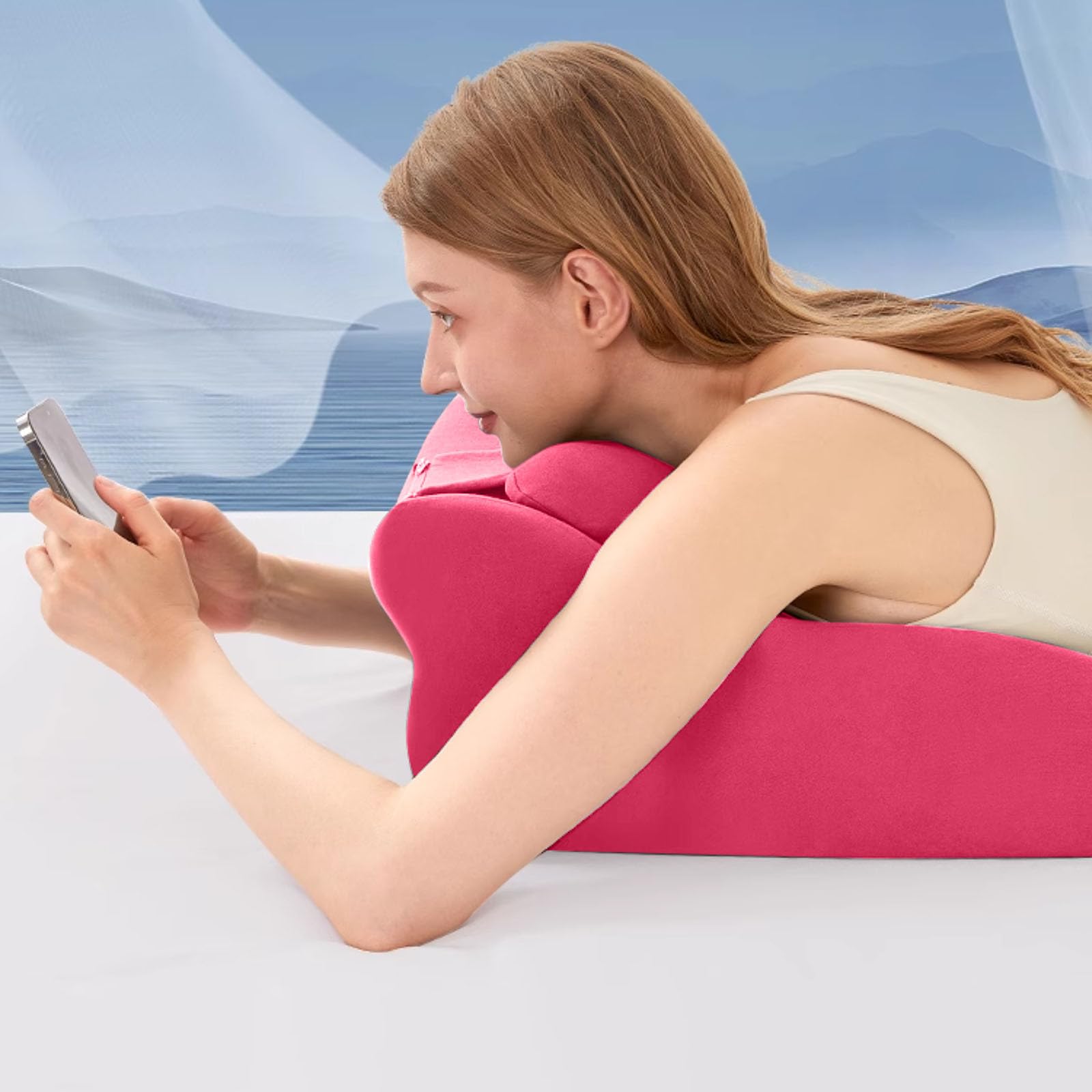 Coussin sexuel pour couples - Coussin cale doux - Avec fonction de soutien - En mousse à mémoire de forme - Soutien ergonomique de la posture pour la colonne vertébrale - Position parfaite pour