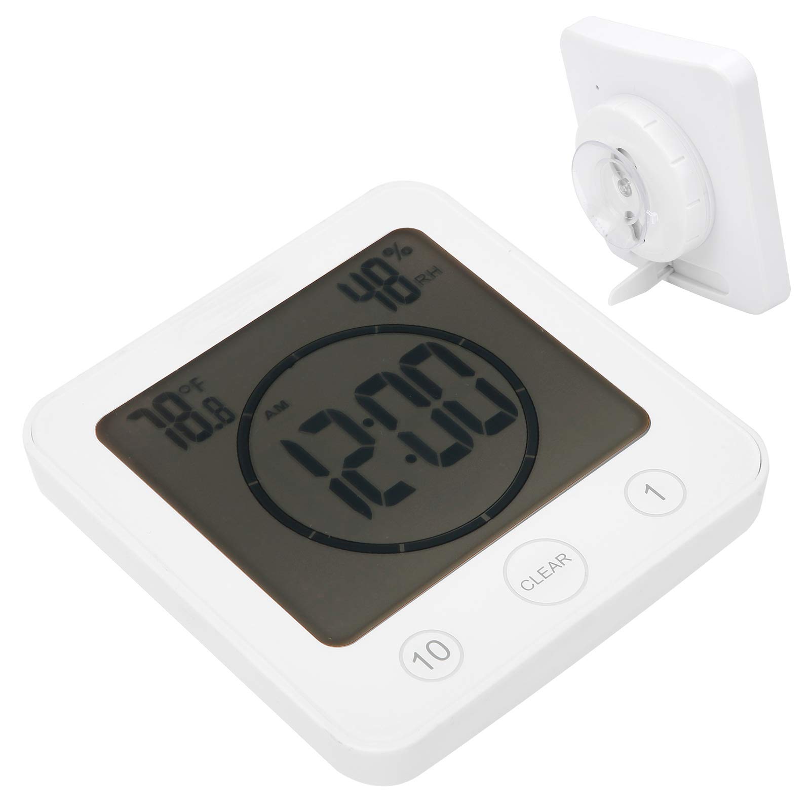Digitalanzeige-Thermometer, wetterfestes Außentemperaturmessgerät mit Haken für den Garten
