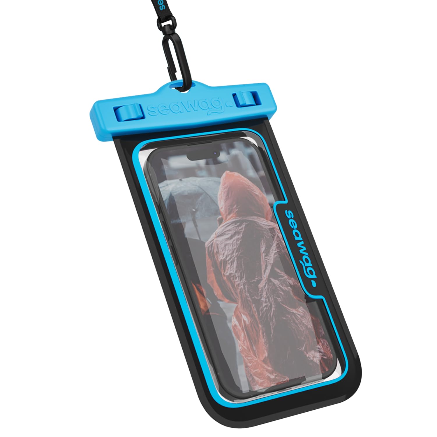 SEAWAG Next Waterproof Phone Case with Lanyard, Floating IPX8 Pouch for iPhone 17 16 Pro Max 15 14 13 12 11 and Samsung Galaxy S25 S24, Beach Cruise