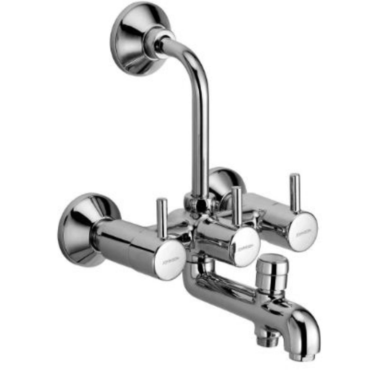 Johnson Delta Series Brass 3 In 1 Wall Mixer With Bend Pipe (T1323C) (B077RQ6KWV) Amazon Price History, Amazon Price Tracker