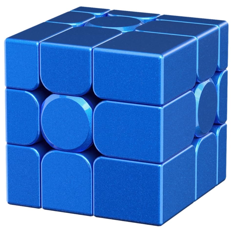 Amazon | Bucubke Mirror Cube V2 3x3 Blue 磁気UV 不規則な形のパズル