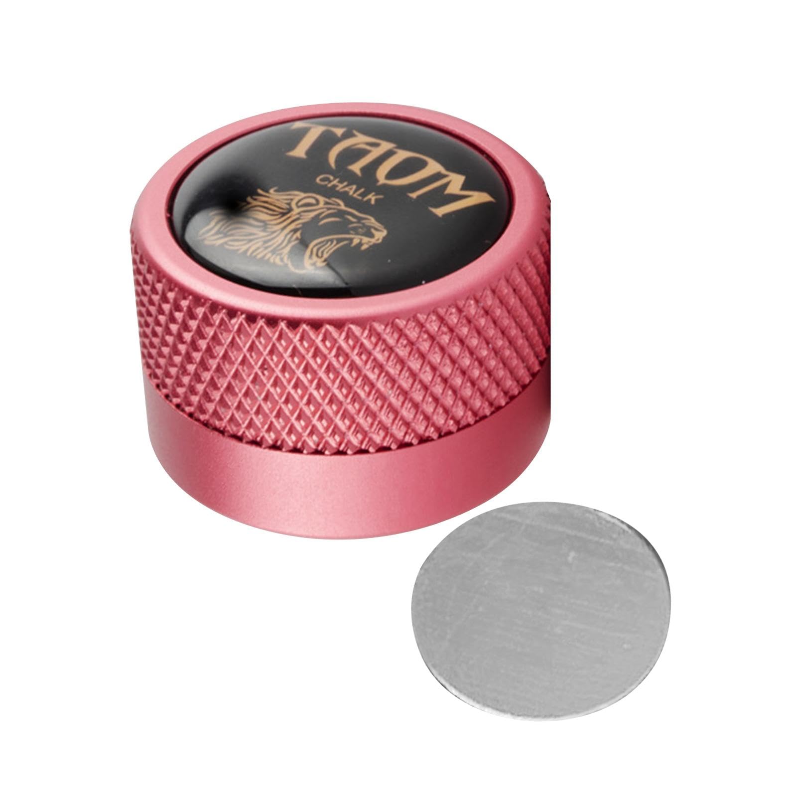 ATORSE™ Pool Cue Tip Chalk Holder Compact Small Protection Billiard Chalk Carry Case Pink-picture-23