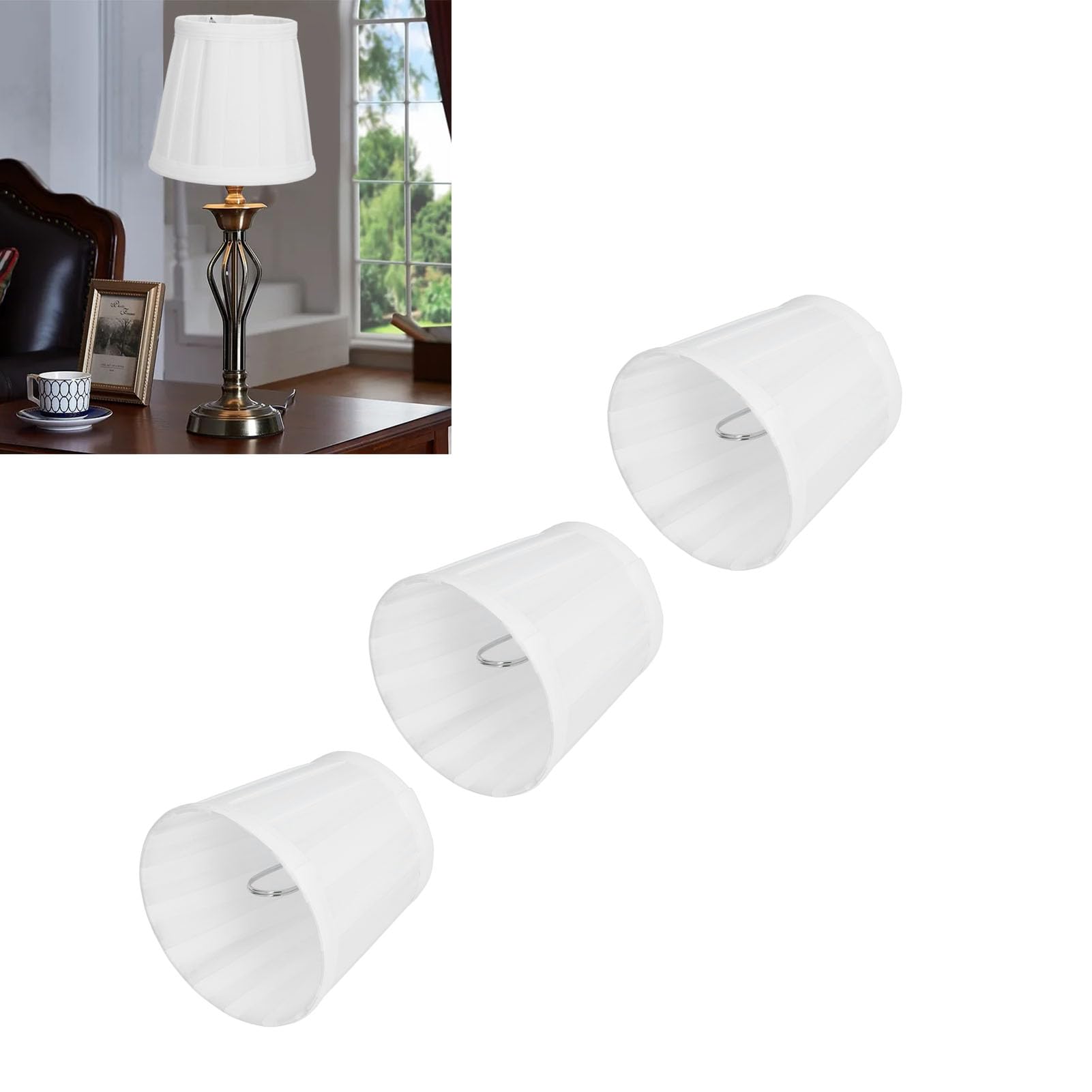 Tissting Paralume In Tessuto Per Lampadario E14, Mini Copriluce