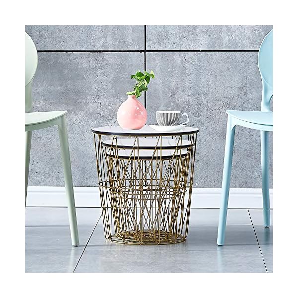 MeJa Round 3-pcs set End Table - Image 3