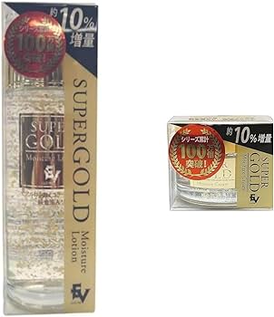 Amazon | スーパーゴールド 純金箔入り 保湿化粧水 + 保湿クリーム 2種