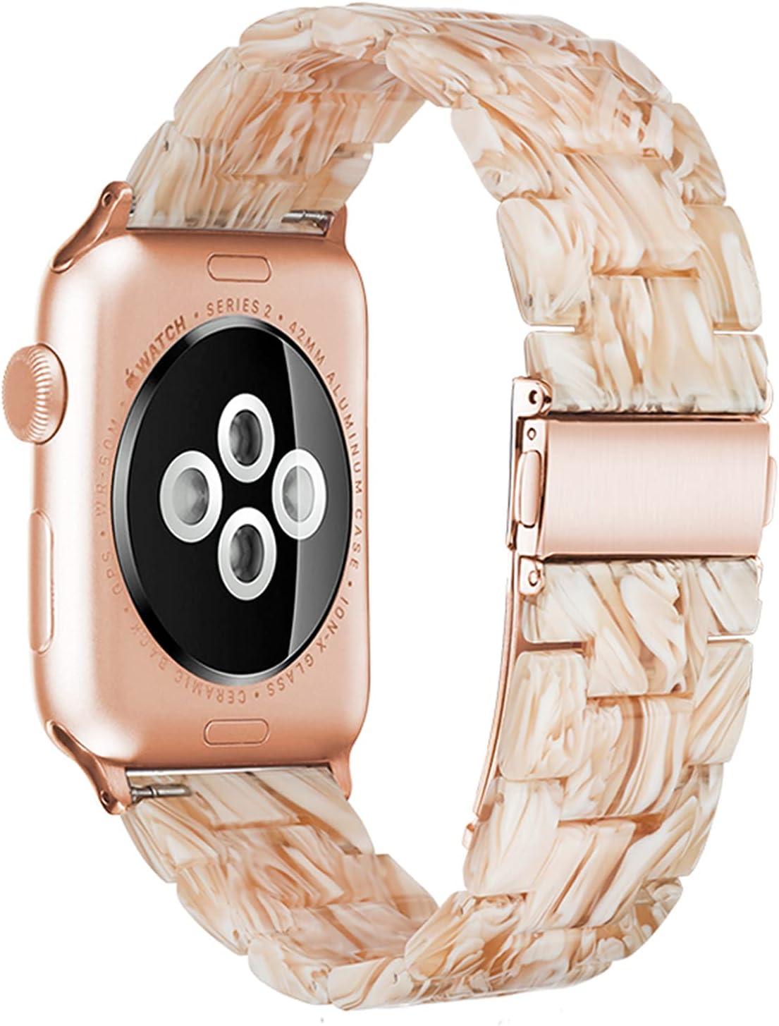 Light House Apple Watch Bands-Fashion Lightweight Resin iWatch Bands for Women Men 38mm/40mm/41mm/42mm(Series 11 10), 49mm/46mm/45mm/44mm/42mm(S 3 2 1), Compatible with Apple Watch Series 11 SE 10 9 8 7 6 5 4 3 Ultra