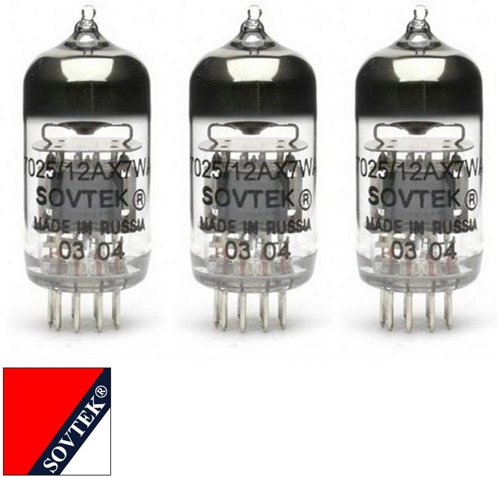 Gain Matched Trio (3) Sovtek 12AX7WA 7025 ECC83 Vacuum Tubes - Brand New