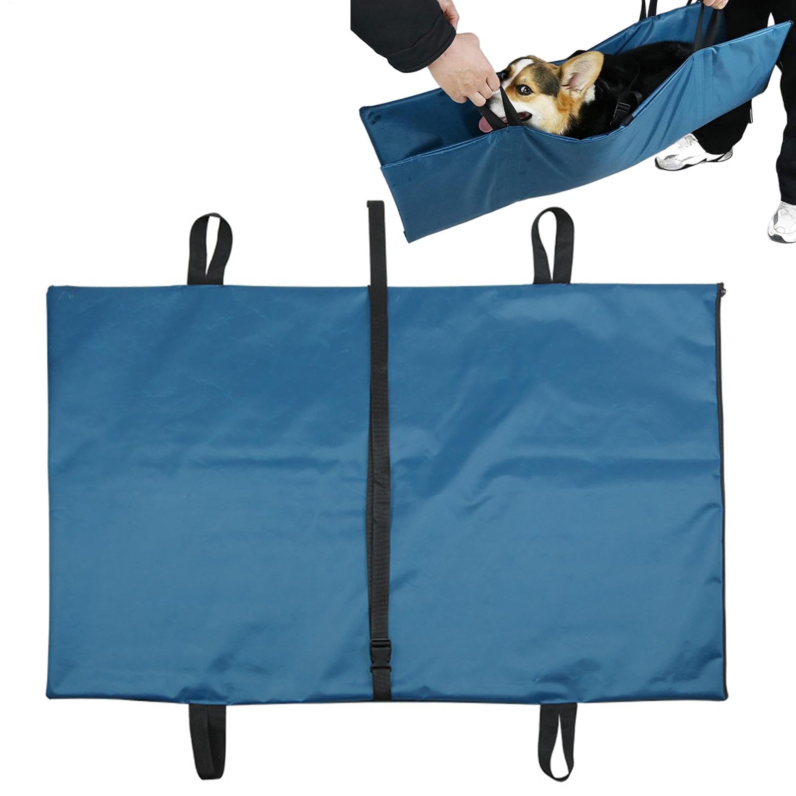 Cane Barella per Cane - Full Body Big Cat Stretcher, Animali Domestici Sollevamento La Barella Cablaggio Con Fodera Rimovibile | Pieghevole Emergenze Pet Carrier Con Maniglie Integrate Ascensore in