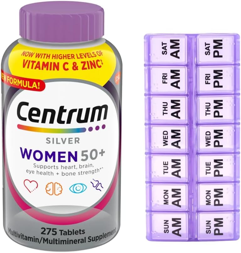 Amazon.com: Centrum Silver Women 50+ Multivitamin Multimineral 250 Tabs ...