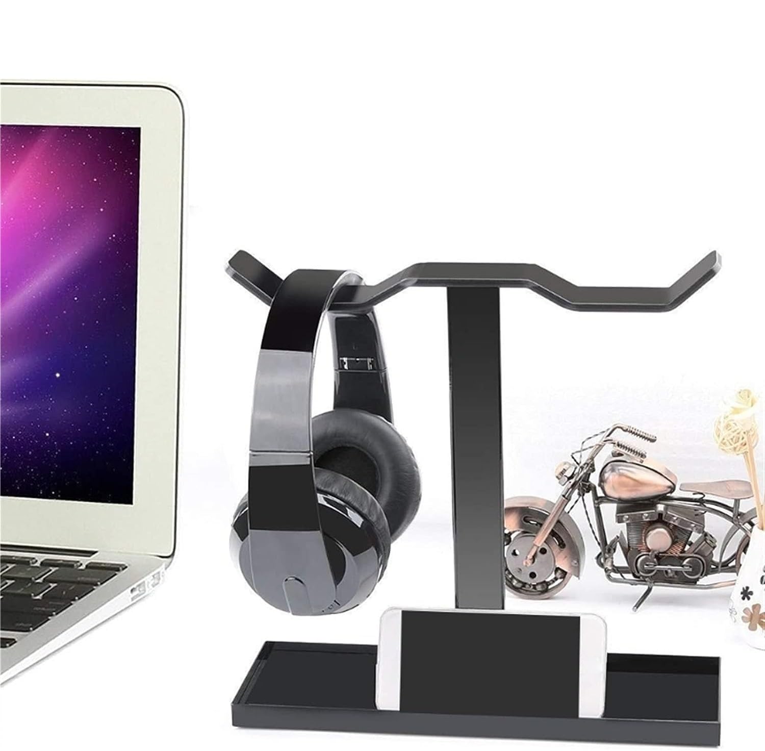 Soporte Exhibidor para Auriculares de Juego Soporte Universal para Auriculares Auriculares para Juegos Colgador para Auriculares De Doble Cara Pesado Accesorios Gaming
