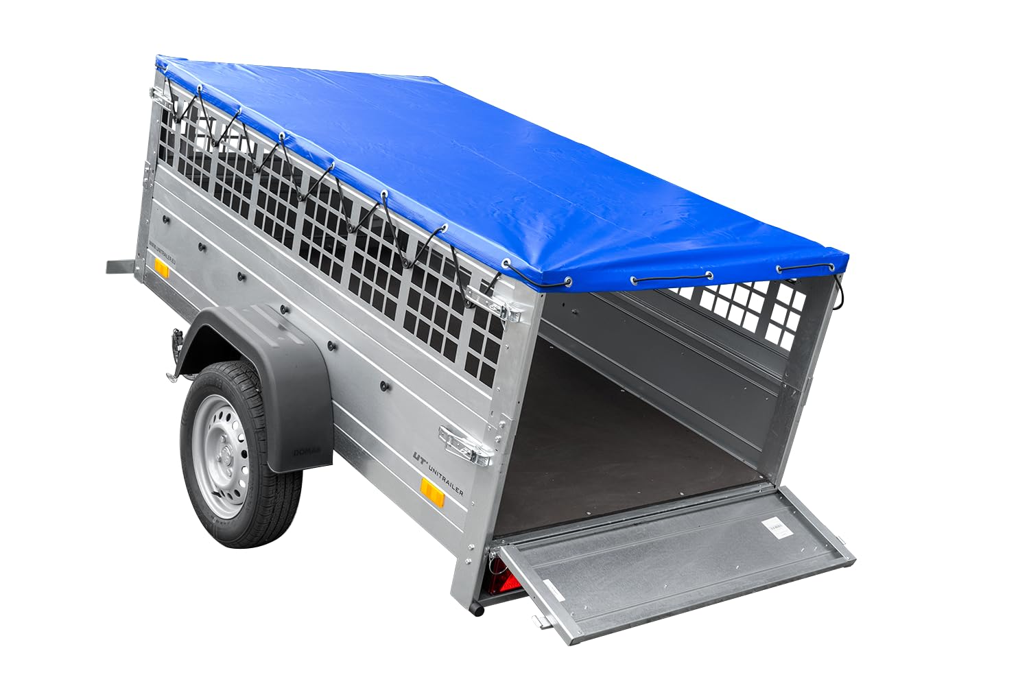 UNITRAILER Pkw Anhänger Garden Trailer 200 Kipp, 750kg, Laubgitter