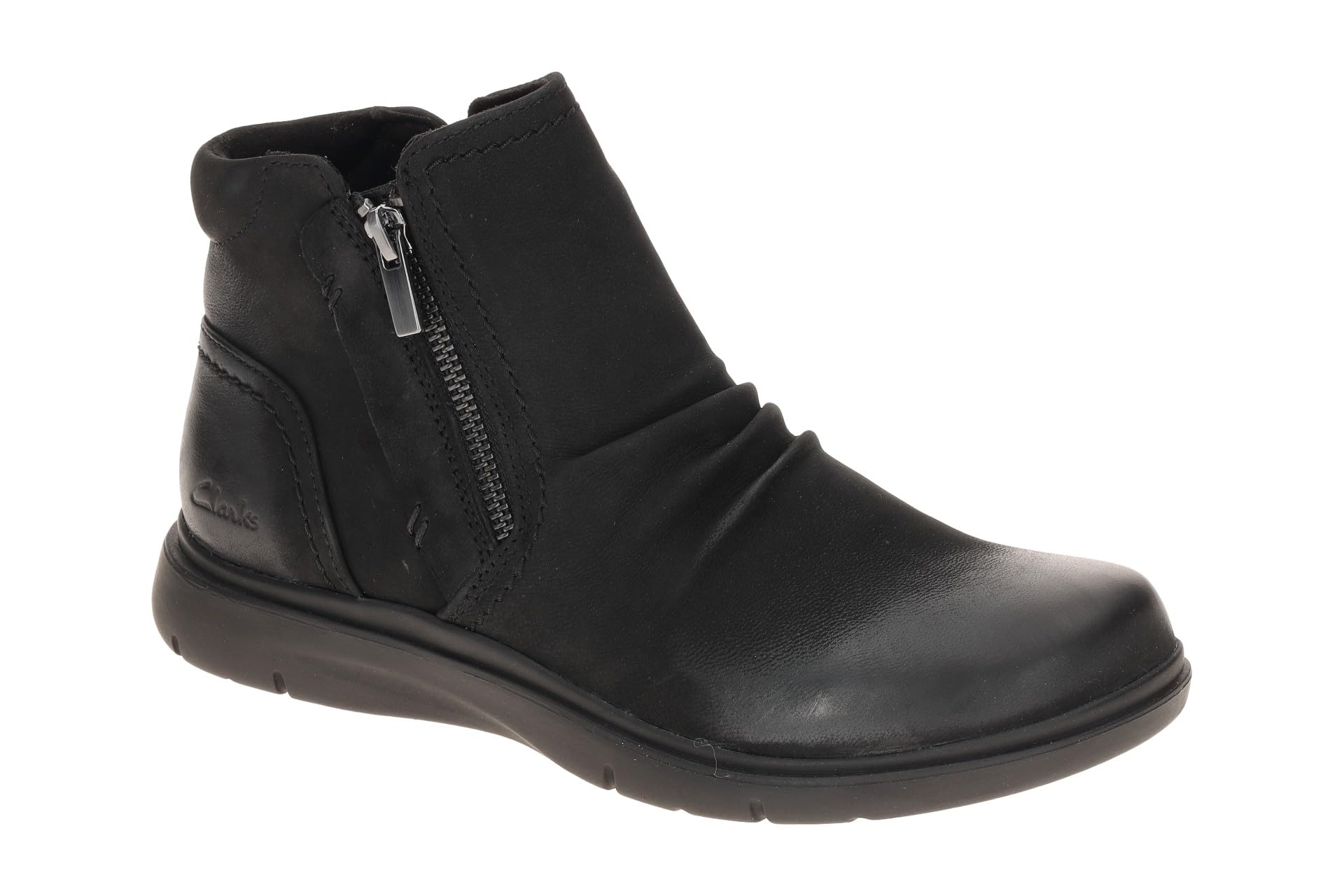 Clarks Certina Ruby Womens Black Leather, 7.5