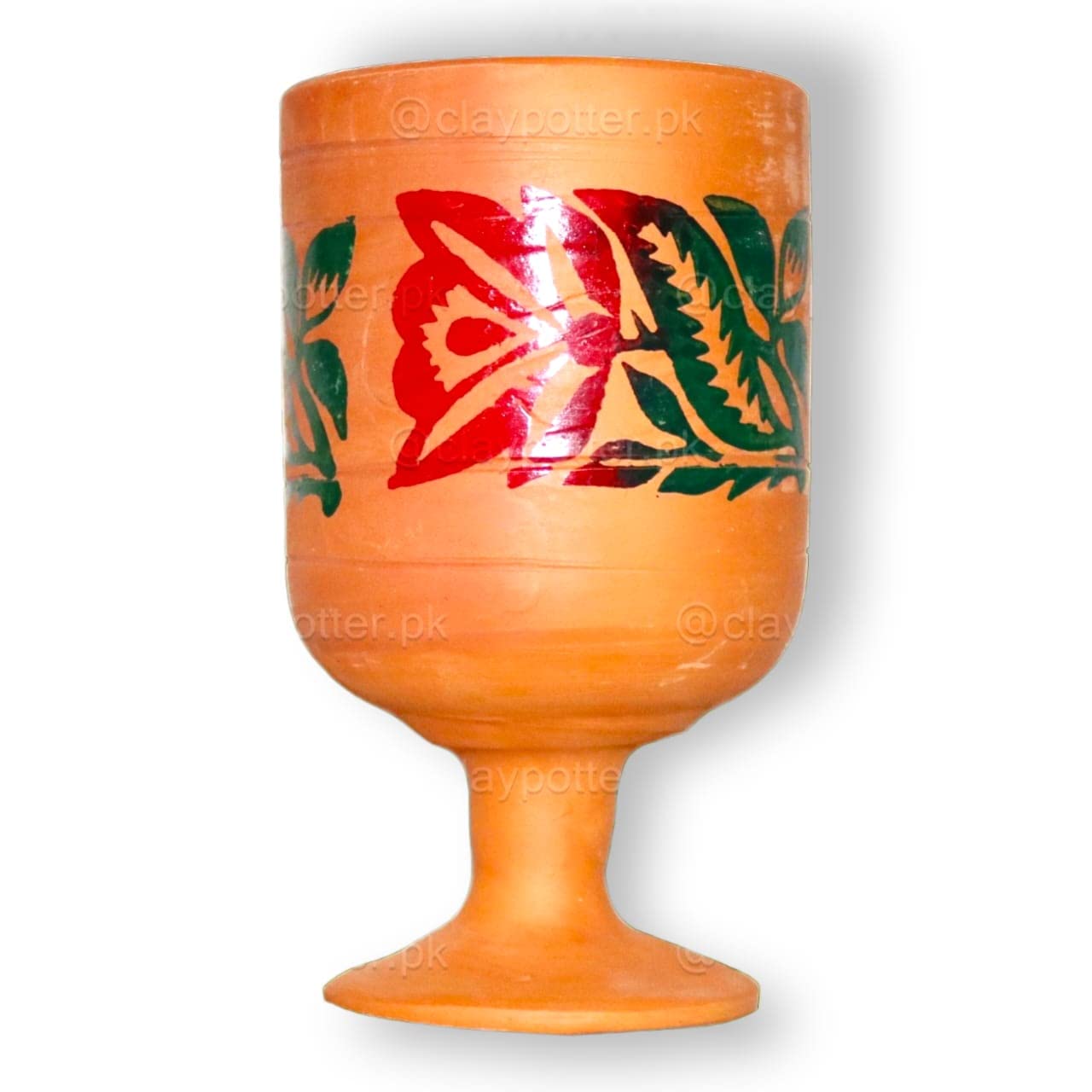 Clay Glass For Drinking | Handmad Pure Clay | Jam Glass | Clay Potter | 1 Unit in Pack