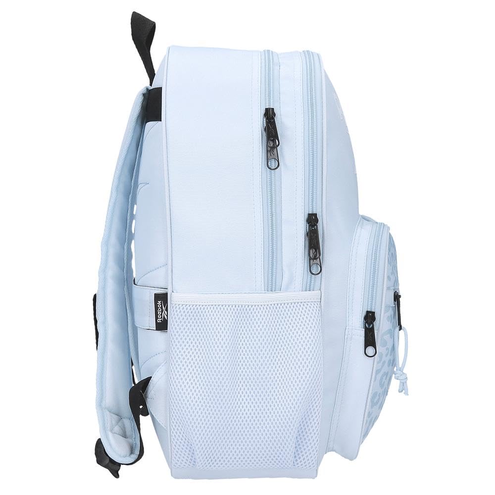 Reebok Maura, Mochila Escolar, Mochila Azul y Rosa, Fabricada en poliéster, Tirantes Anchos, ergonómicos y Acolchados, Varios Compartimentos, de Joumma Bags