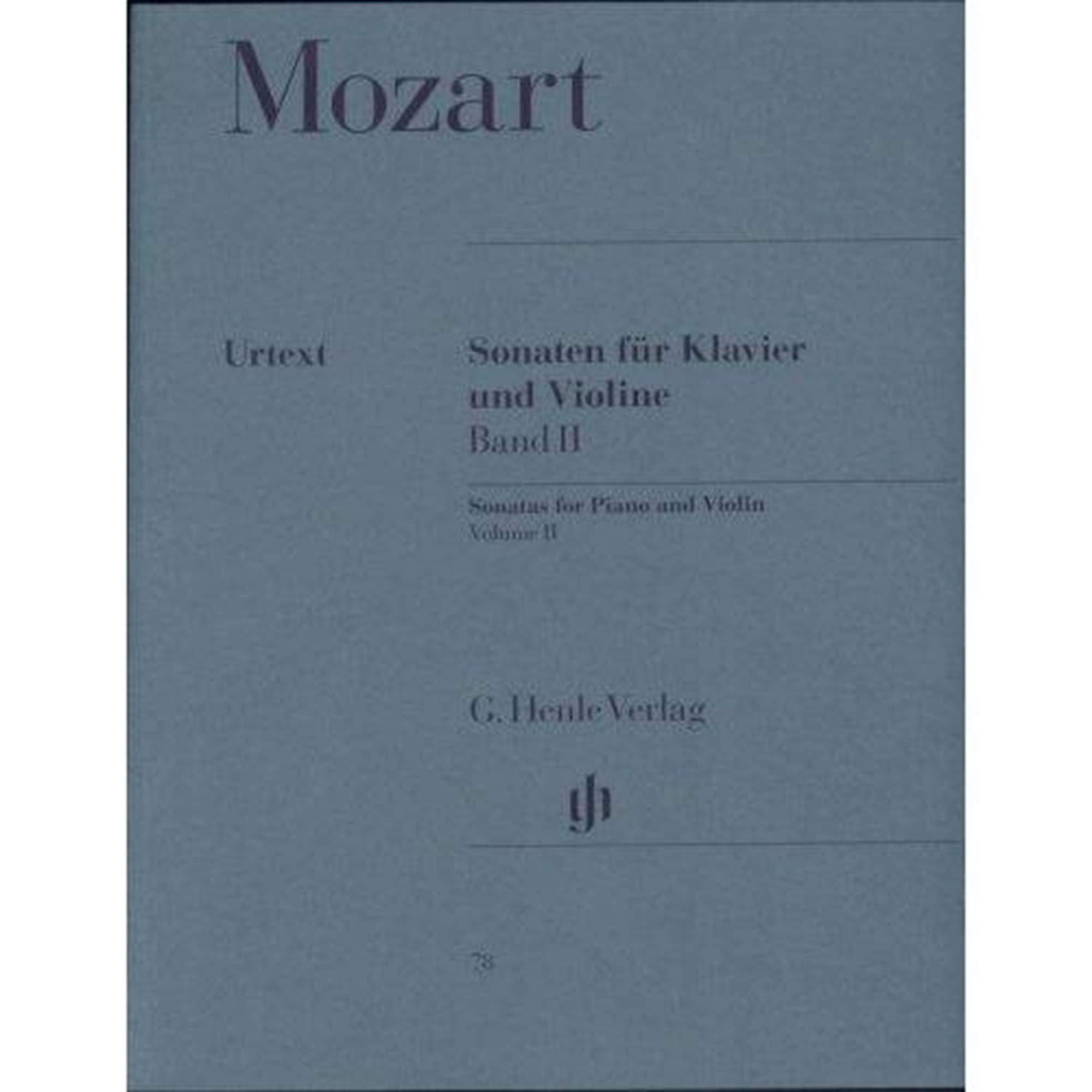 Sonatas for Piano and Violin Vol. 2 - piano and violin - (HN 78)