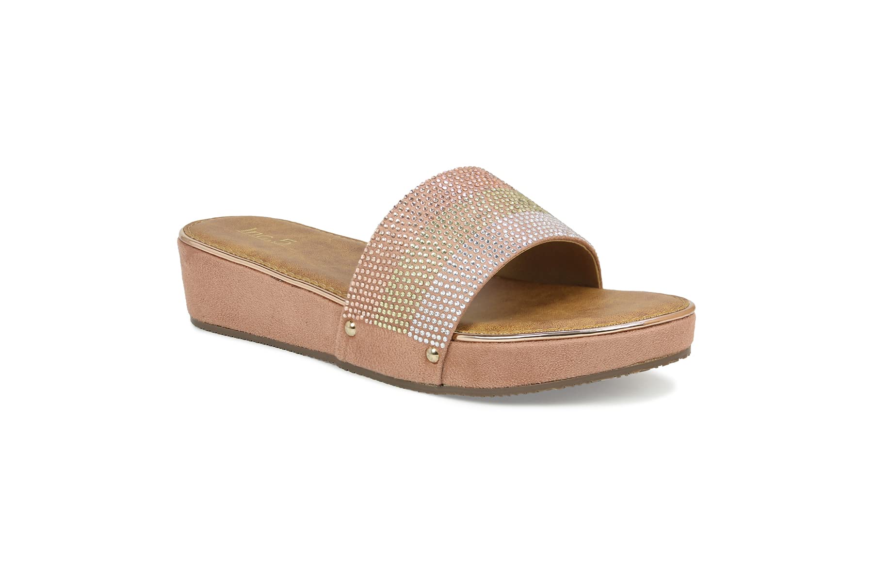 Inc.5 Women's 600387_Peach Wedge Sandal