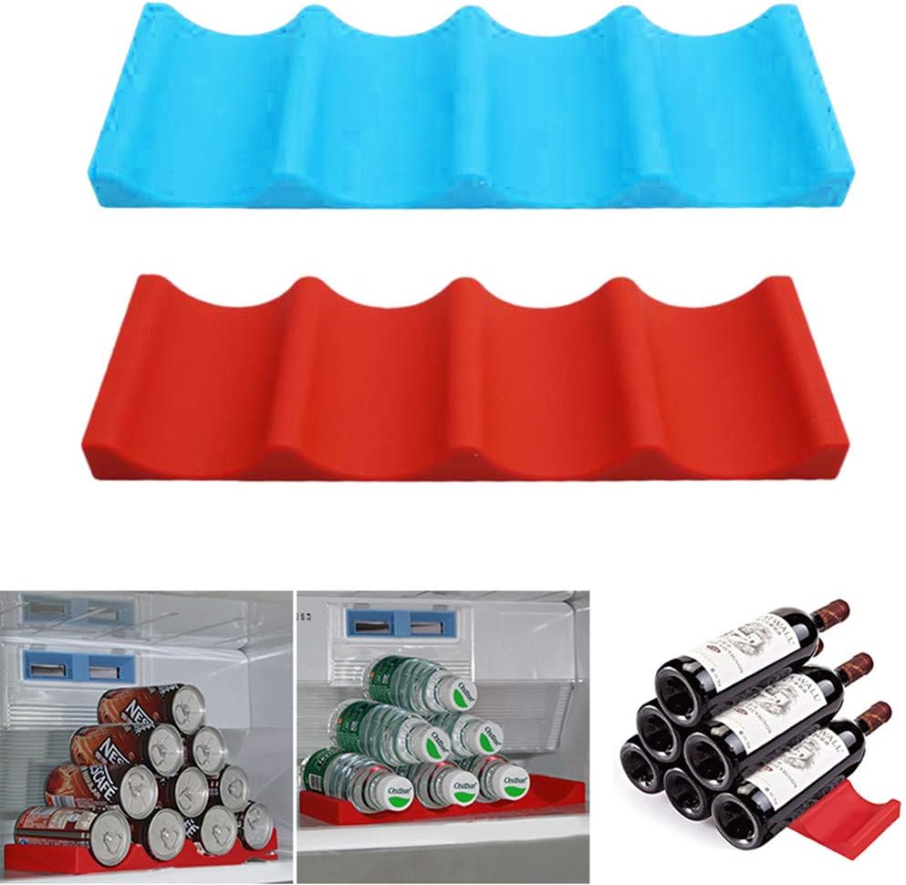 Wine Bottle Organizer Holder for Refrigerator Tabletop