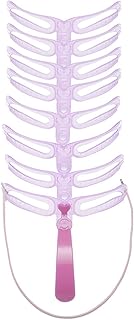 Bozony Kit de estêncil feminino para sobrancelha estêncil modelo de modelagem cartão para sobrancelha