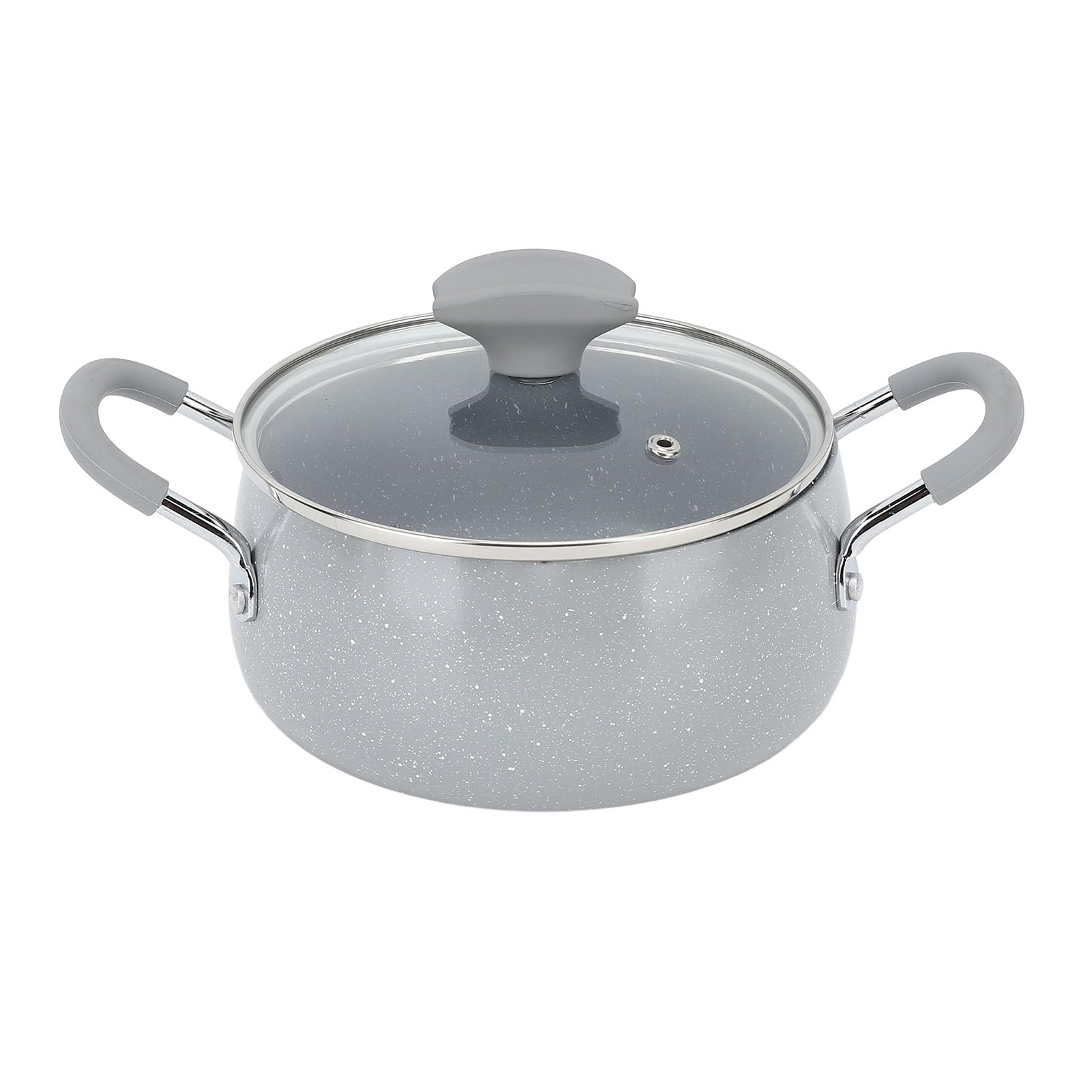 Mini friteuse japonaise à double poignée avec couvercle, égouttoir à huile, facile à nettoyer, design compact pour une cuisson efficace
