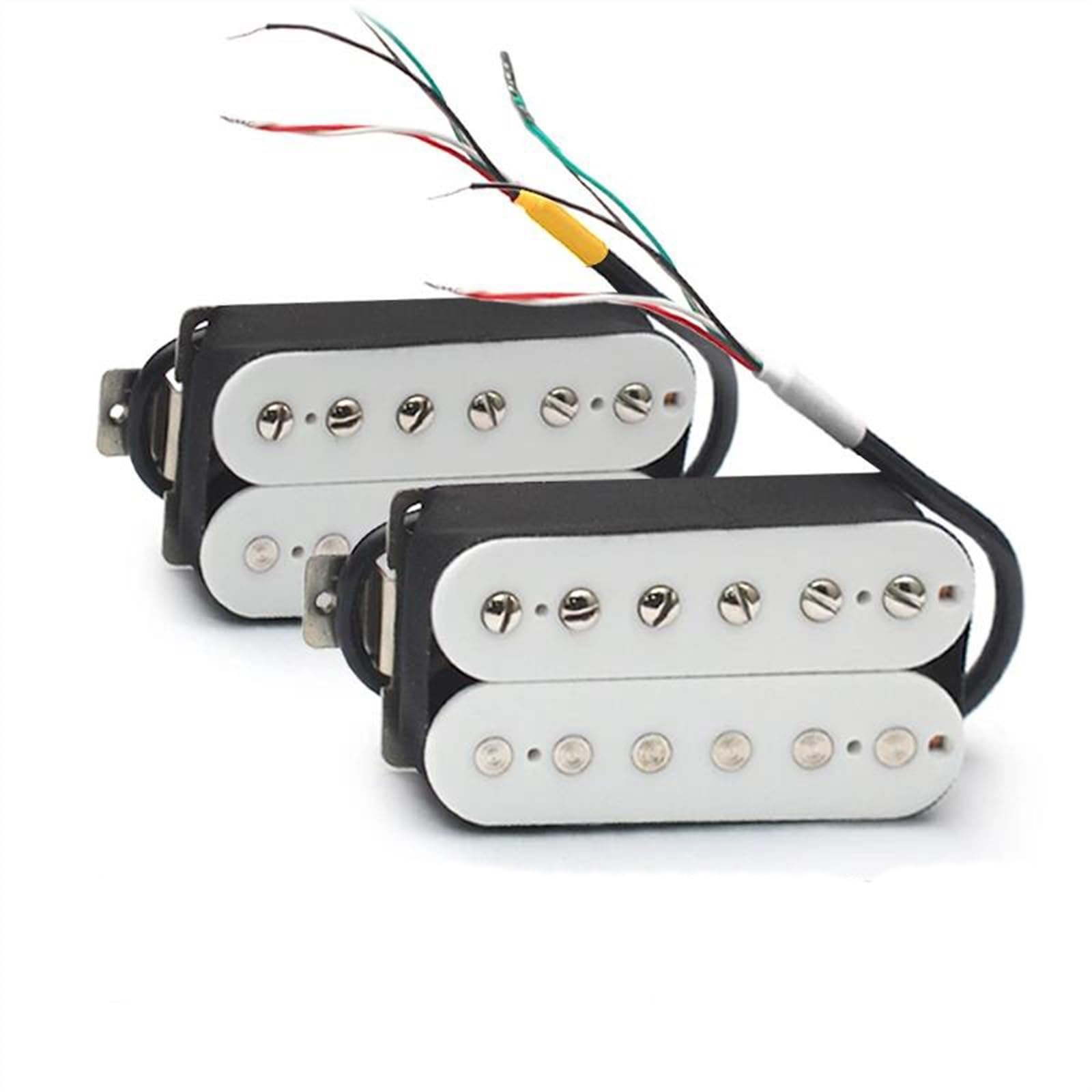 E-Gitarre Pickups Set 1Set Alnico 2 Elektrische Gitarre Pickup N-50 7-8K/B-52 8-9K Humbucker Alnico II Pickup Doppel Coil Pickup Gitarre Teile (Color : 2)
