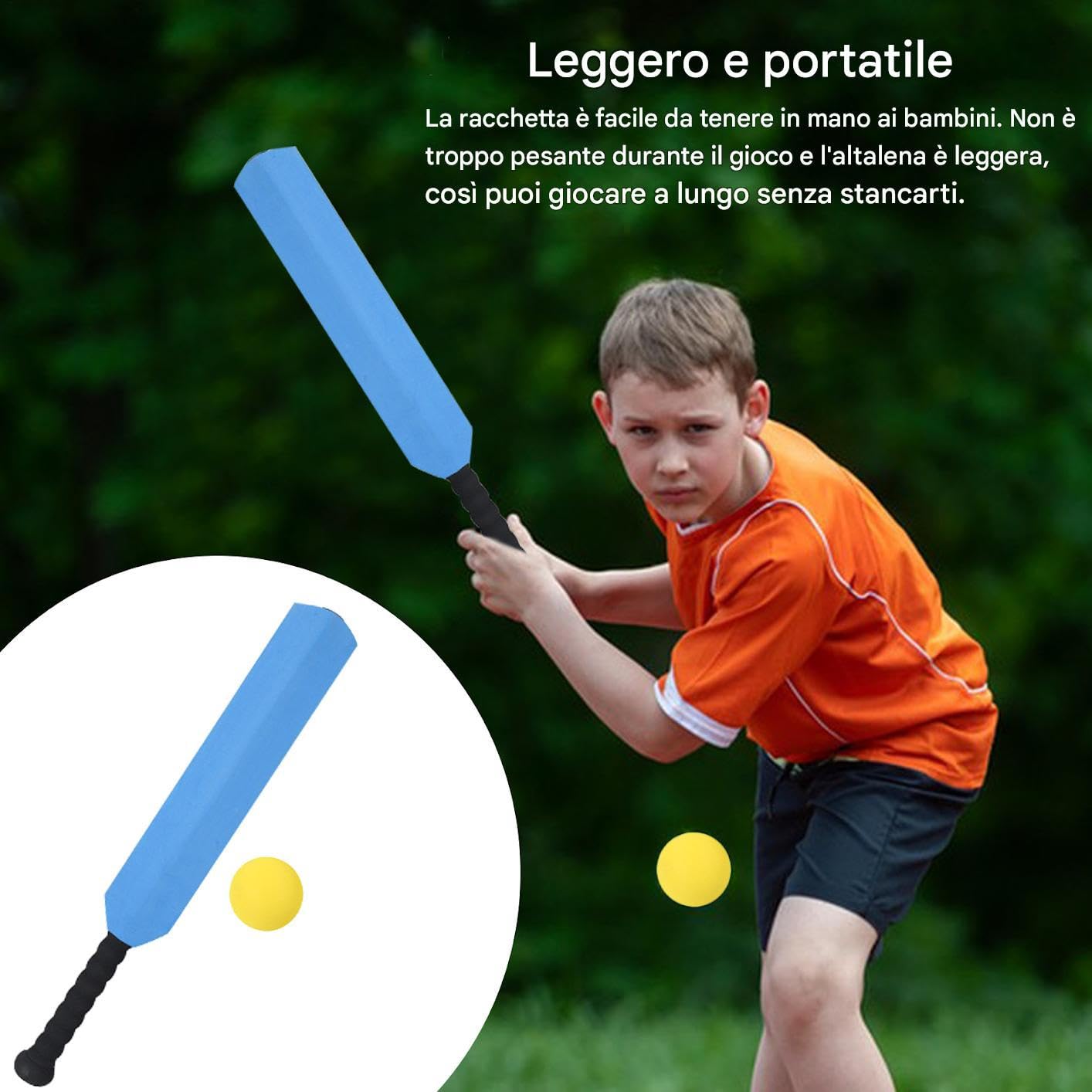 Zestaw do gry w baseball dla dzieci - lekki kij, piłki, bezpieczna zabawka sportowa na zewnątrz