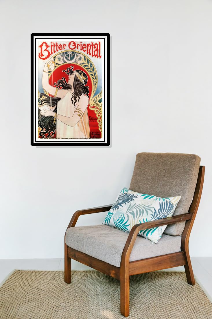 Amazon.com: Bitter Oriental Poster, Liquor, Henri Privat-Livemont