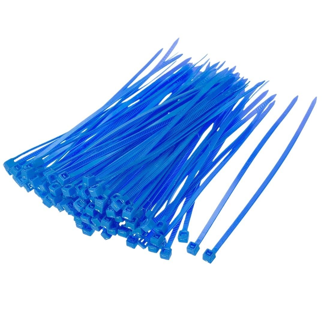 100 Stück Nylon-Kabelbinder, 10,2 cm, selbstsichernd, 0,23 cm Breite(Dark Blue)