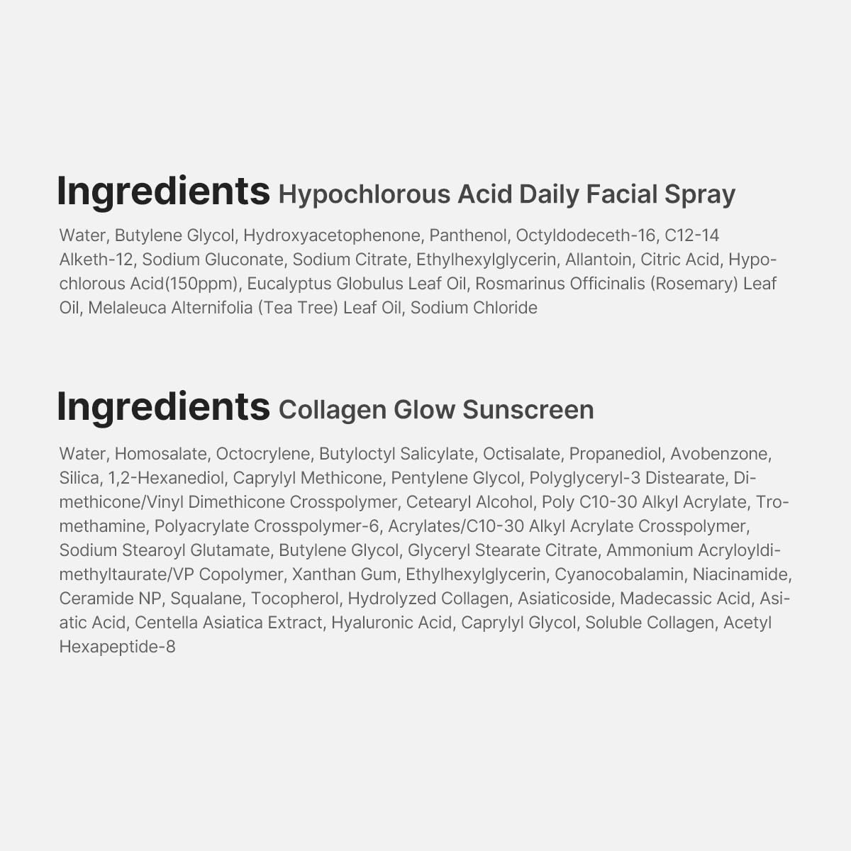 medicube Summer Skincare Travel Kit with HOCl Spray, Relief Cream & SPF 50 Sunscreen