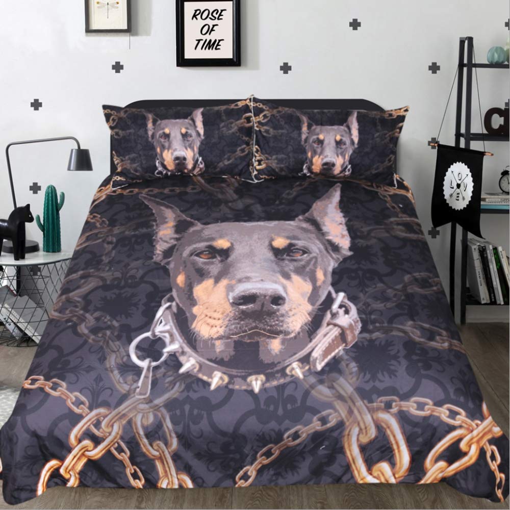 Housse de couette motif chien 3D : le cadeau idéal pour décorer la chambre d'un garçon