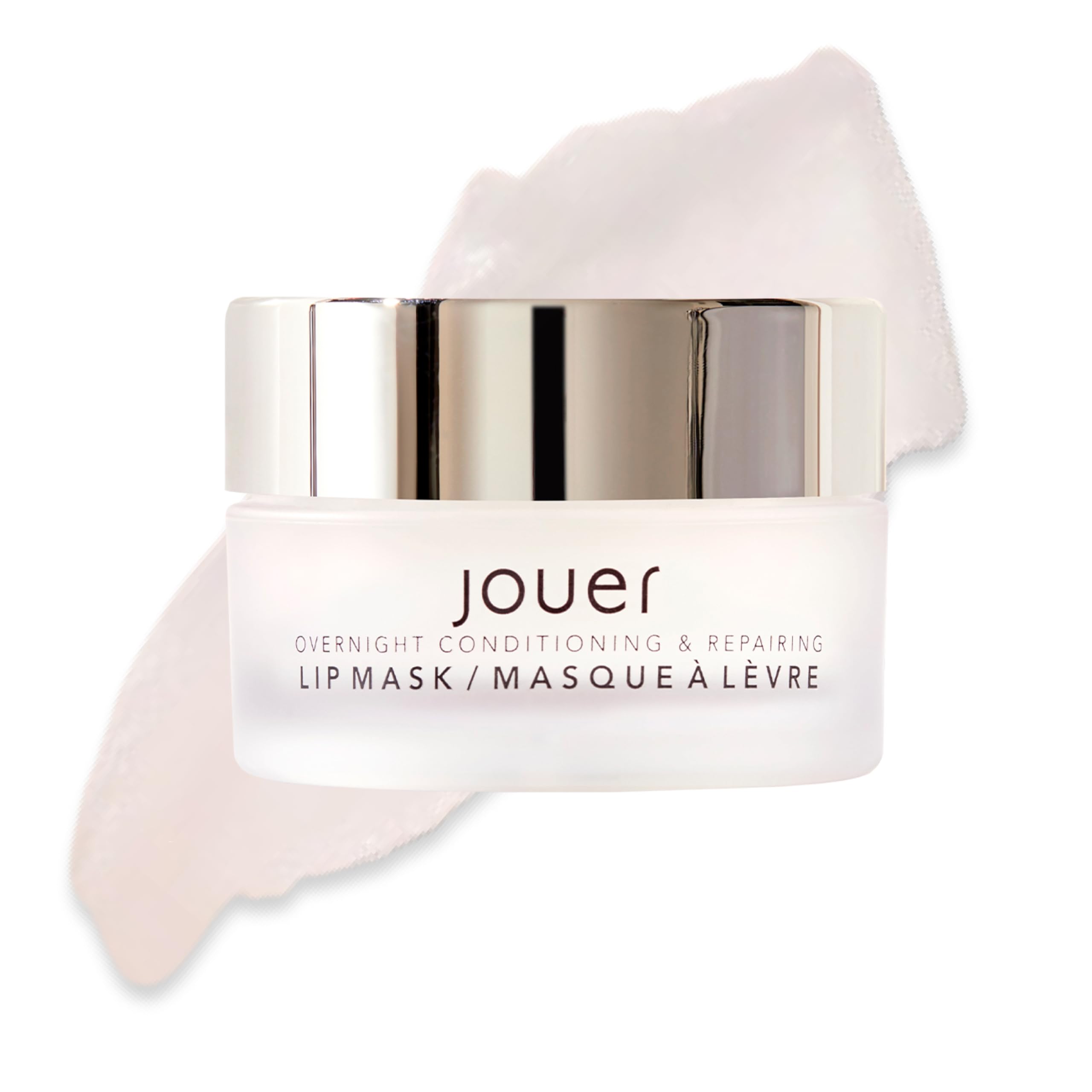 Jouer Mint Overnight Lip Masque – Moisturizing Lip Treatment - Lip Mask Formulated with Maxi Lip for Plumper Lips and Visual Fullness - Shea Butter