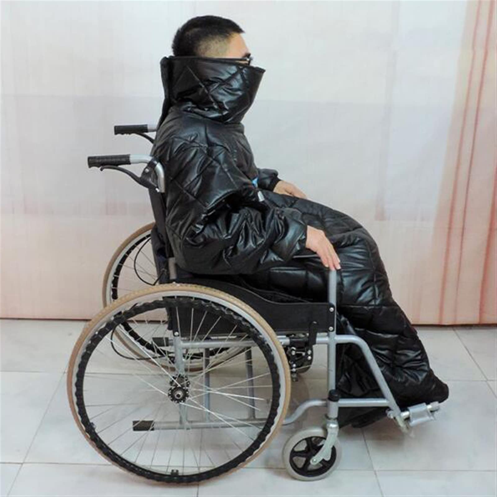Manta térmica para Silla de Ruedas, Impermeable, con Forro Polar, cálida y Resistente al Viento, Universal para Invierno.