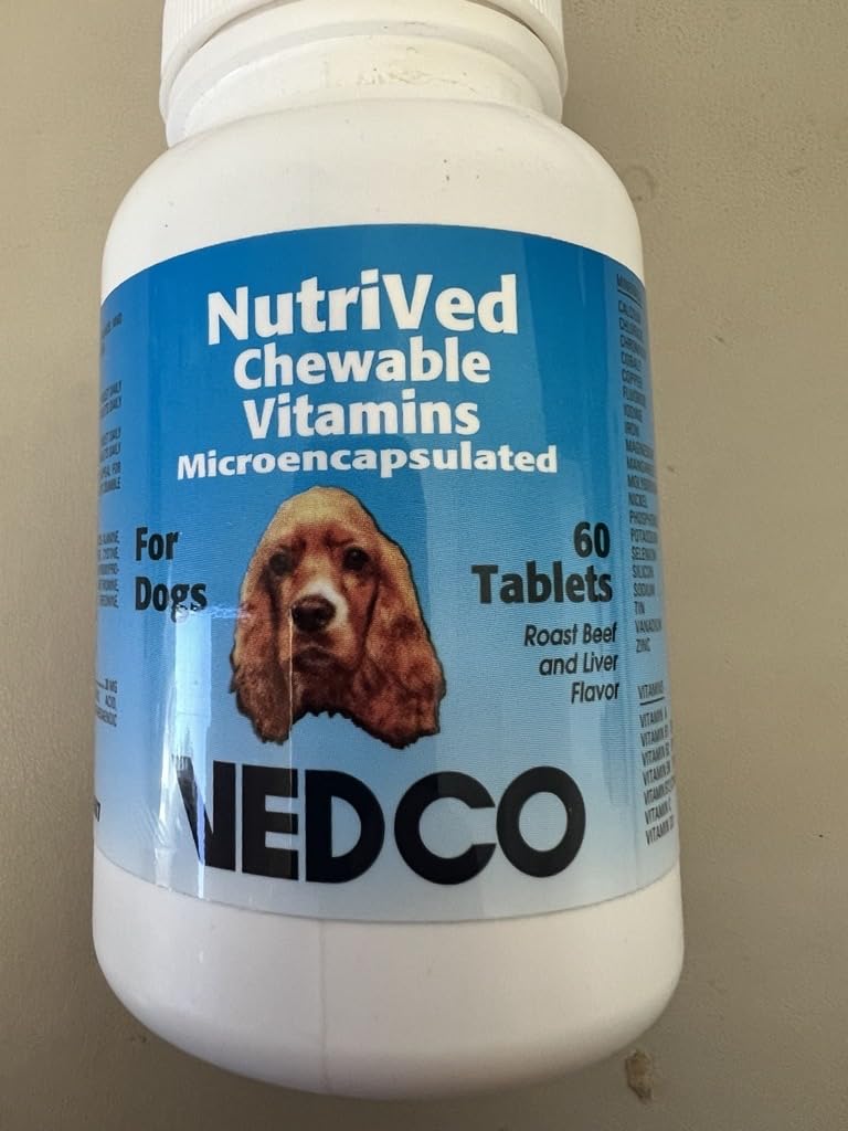 Nutrived Calcium Plus Chewable Tablets For Dogs 60 Count - Main Image