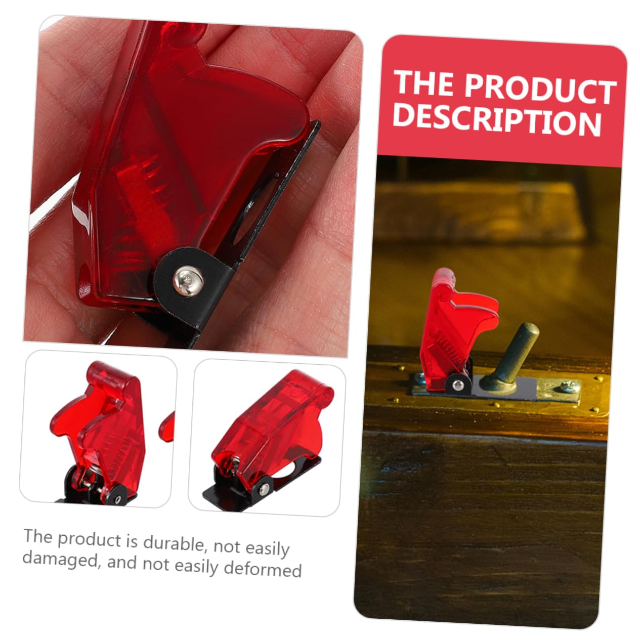 Amazon | NOLITOY 4 トグル スイッチ スイッチ ガード