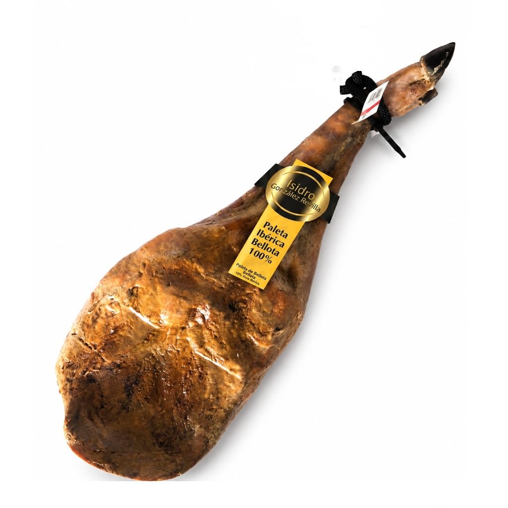 Spalla di Prosciutto 100% Iberico Bellota Pata Negra The Black Hoof | Stagionato 24+ mesi | Paleta 100% Iberico de Bellota | Certificato CERTICALIDAD | 5–6kg | Prodotto in Spagna