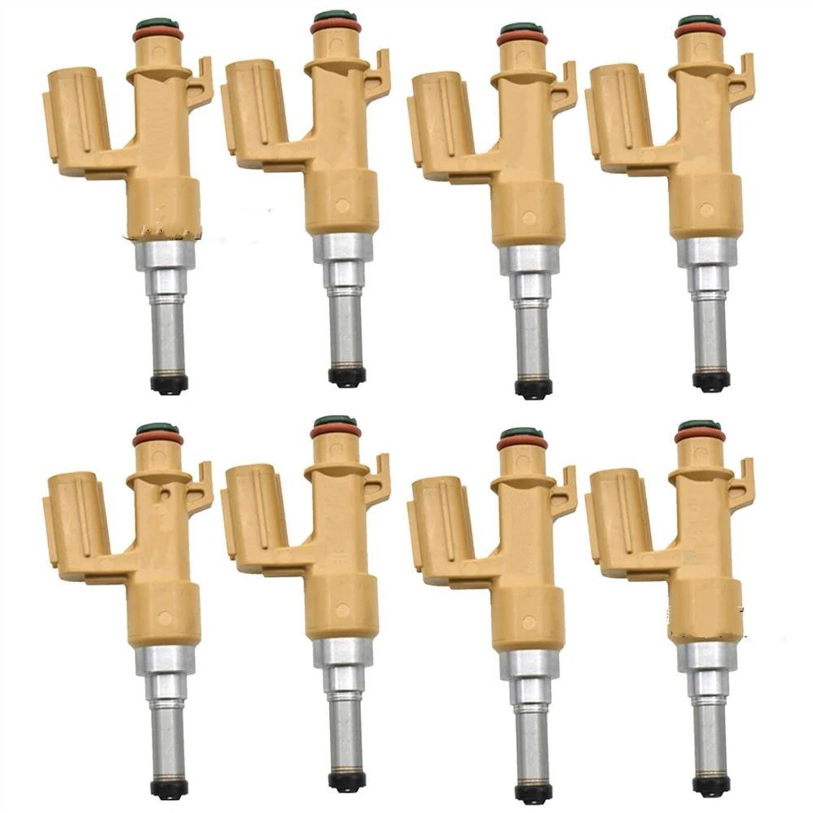 Nysqofmb One Color Injector Fuel Injector 8Pcs Fuel Injectors 23250-0S020 23209-0S020 For Toyota For Land Cruiser For Lexus For Tundra For Sequoia 5.7L V8 23250-38040 23209-09150