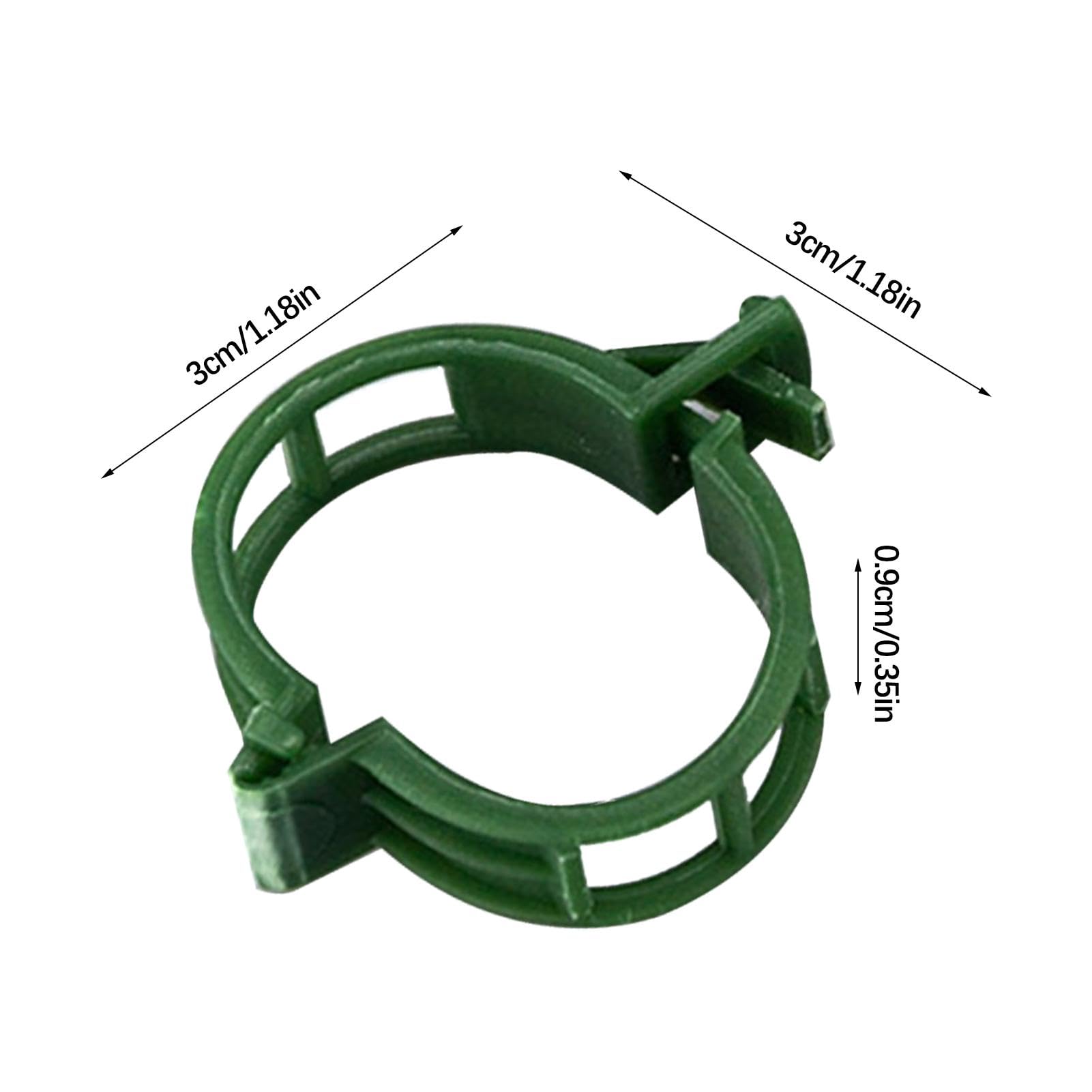 PERSZEN 120 Clip Supporto Per Piante Rampicanti - 40 Grandi E 80 Piccole - Morsetti A Leva Per Viti E Pomodori