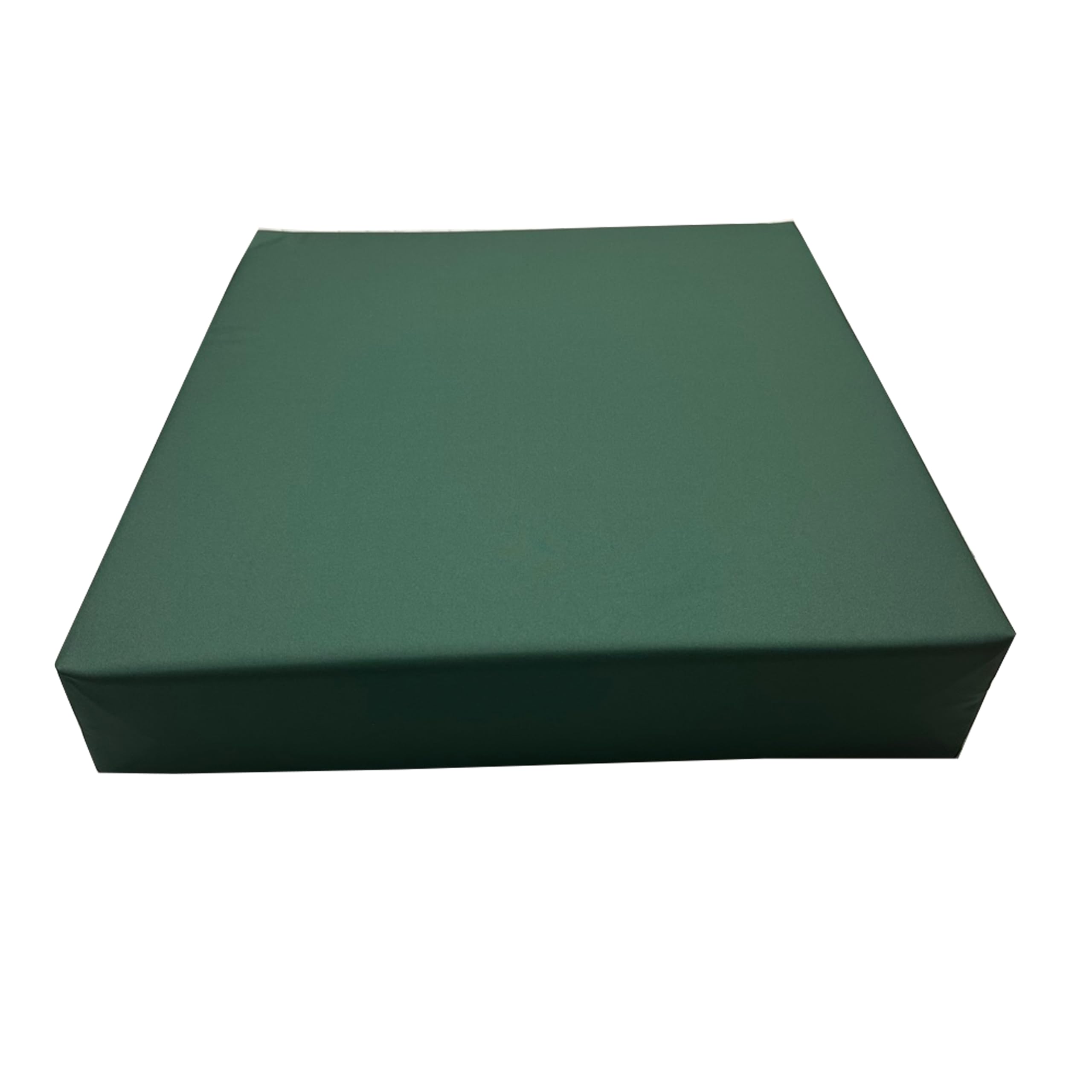 GRIZZLY FOAM Seat Pad for Office Chairs, Wheelchair Scooters Kitchen, or Car Memory Foam Seat Cushion Orthopedic Back Support Pain Washable Zipped Cover (Bottel Greeen, 18x20x4inches 45x50x10cm) โ image 1