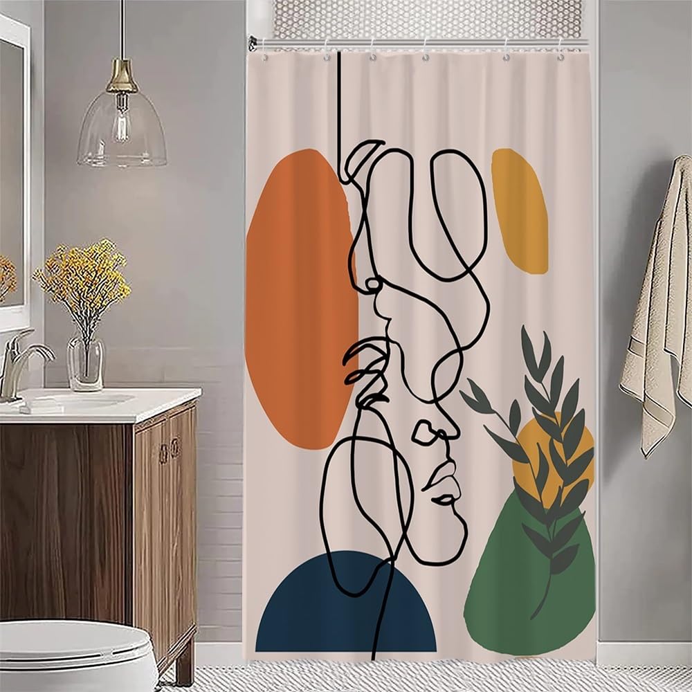 Uiiooazy Abstract Women Shower Curtain - Image 3