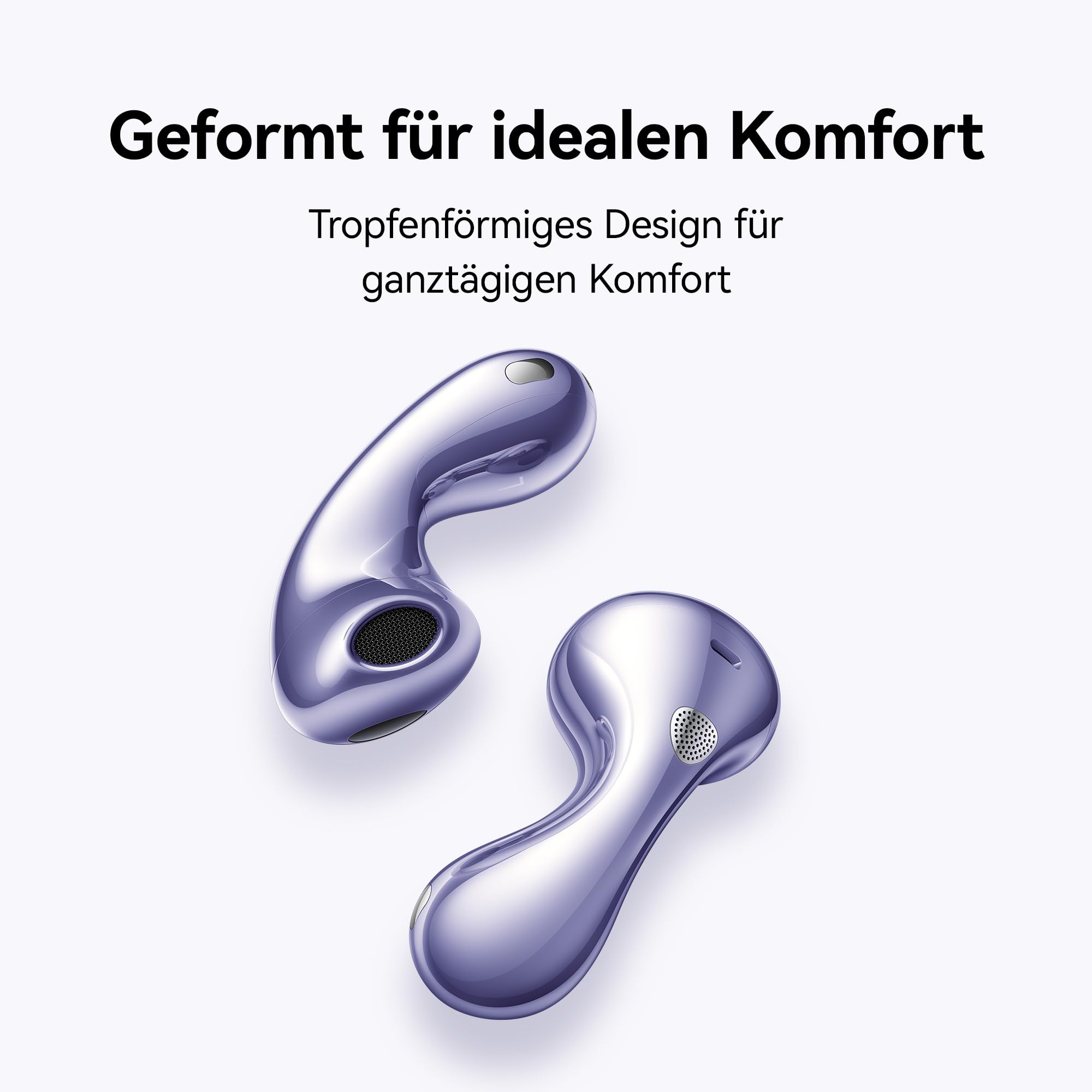 HUAWEI FreeBuds 6 Kabellose Kopfhörer, Schwarz | Dual-Treiber True Sound, Klare Anrufe, Open-Fit-ANC, 36 Stunden Akkulaufzeit, IP54, für iOS & Android, 30 Monate Garantie