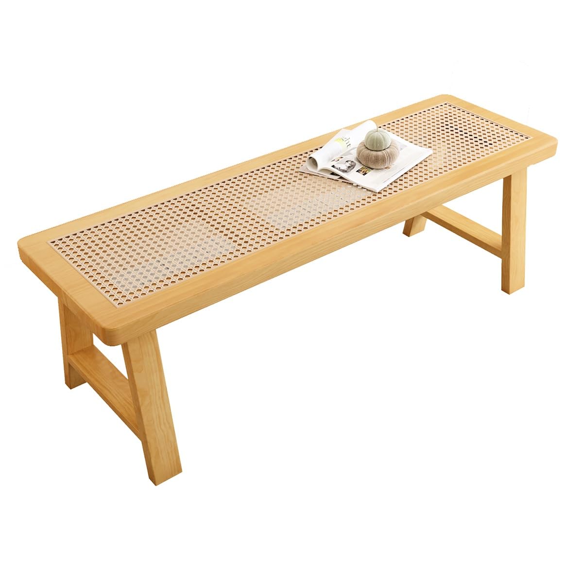 Banc d'entrée en bois pour ranger les chaussures dans le hall d'entrée