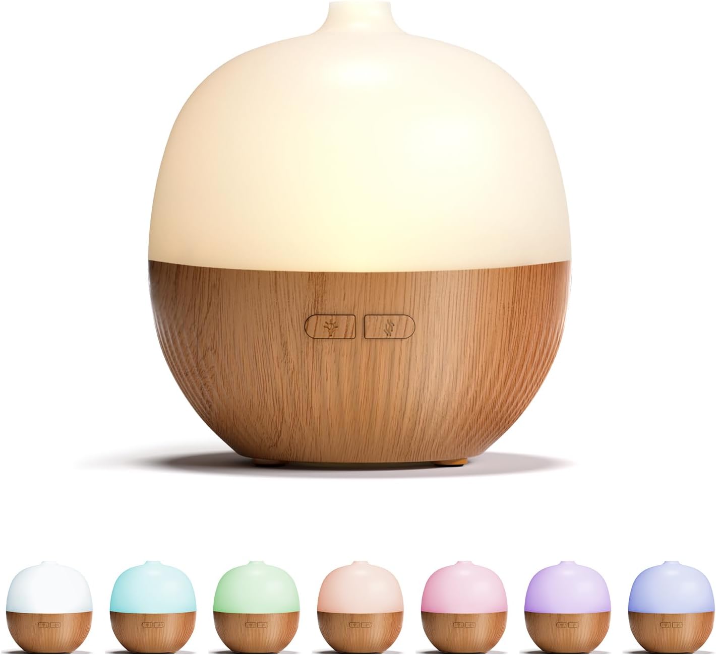 ARVIDSSON Essential Oil Diffuser, 100ml Small Aromatherapy Diffuser with Mood Light, Ultrasonic Oil Diffusers for Home, Mini Diffuser for Essential Oils, Gift for Women