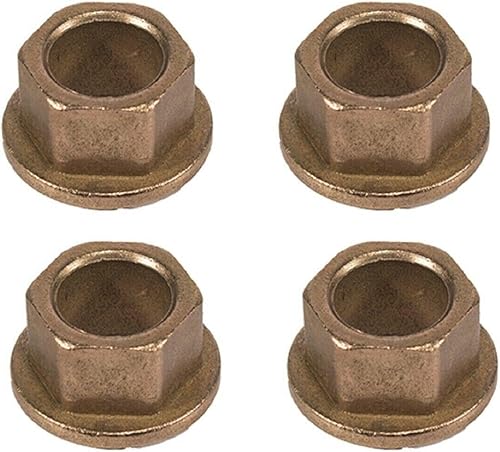 Paquete de 4 bujes de recambio de bronce para MTD TROYBILT 748-0227A 941-0225 748-0229