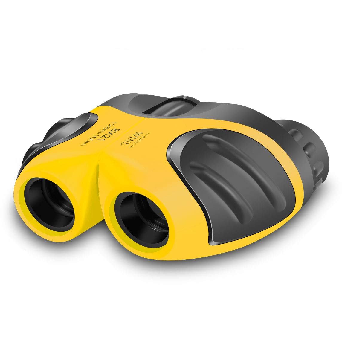 BIBOYELF Toys for 4-5 Year Old Boys, 8 X 21 Kids Binoculars for Children,Compact Telescope Boys Gifts 4-8 Years Old to Bird Watching &Scenery(Yellow)