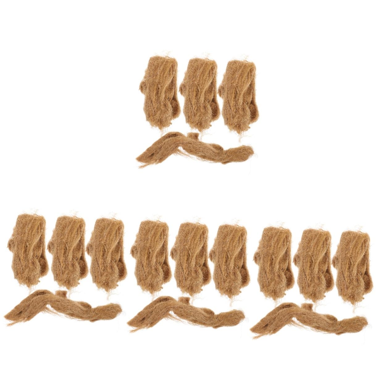 4 Ensembles Allume Jute Naturel pour Camping Activités De Survie Outil Pratique Durable pour Plein Air 4 Pièces * 4