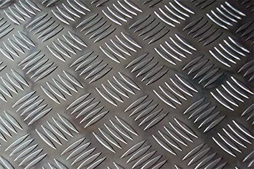 Amig - Chapa damero 100x50 aluminio natural