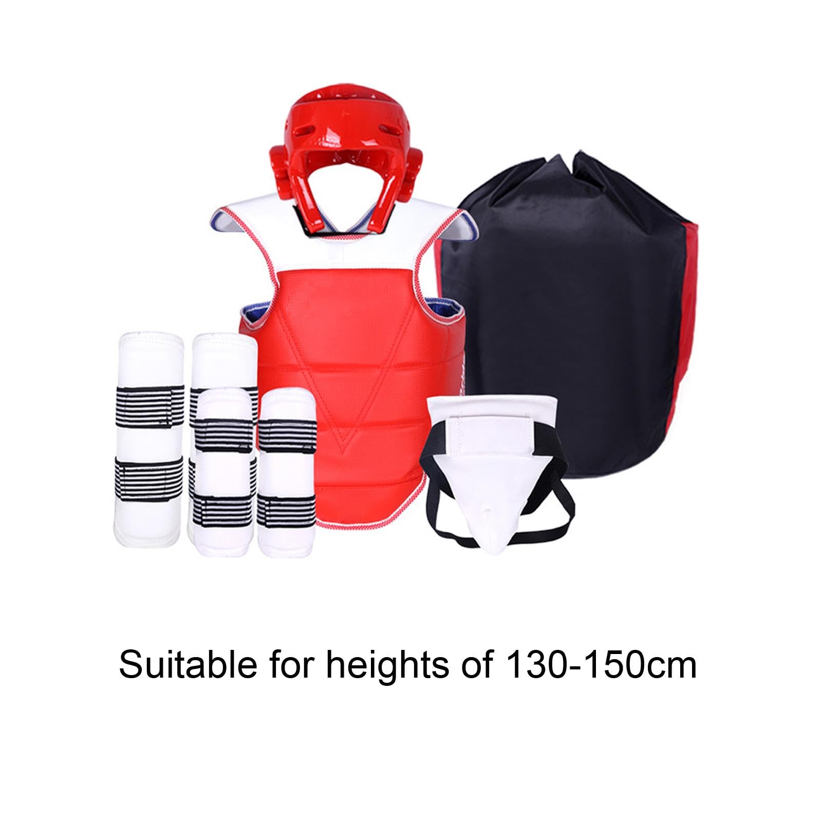 rockible Kit di Protezioni per Taekwondo per Uomini