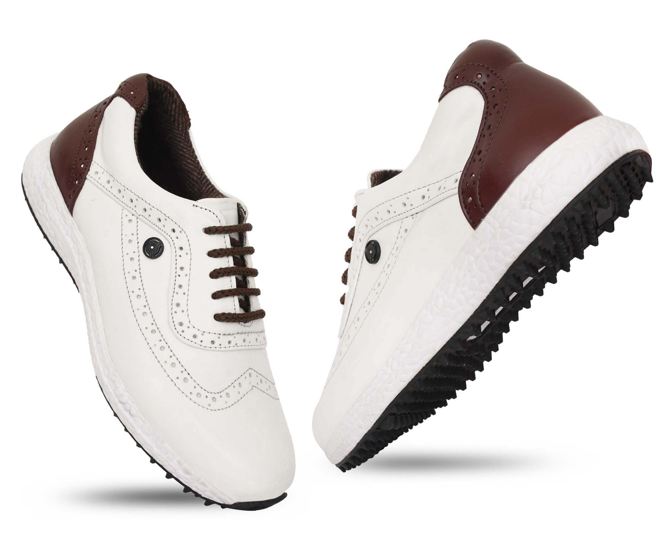 arkbird Men's Genuine Leather Lace-up Waterproof Golf Shoes PR-5401-picture-23