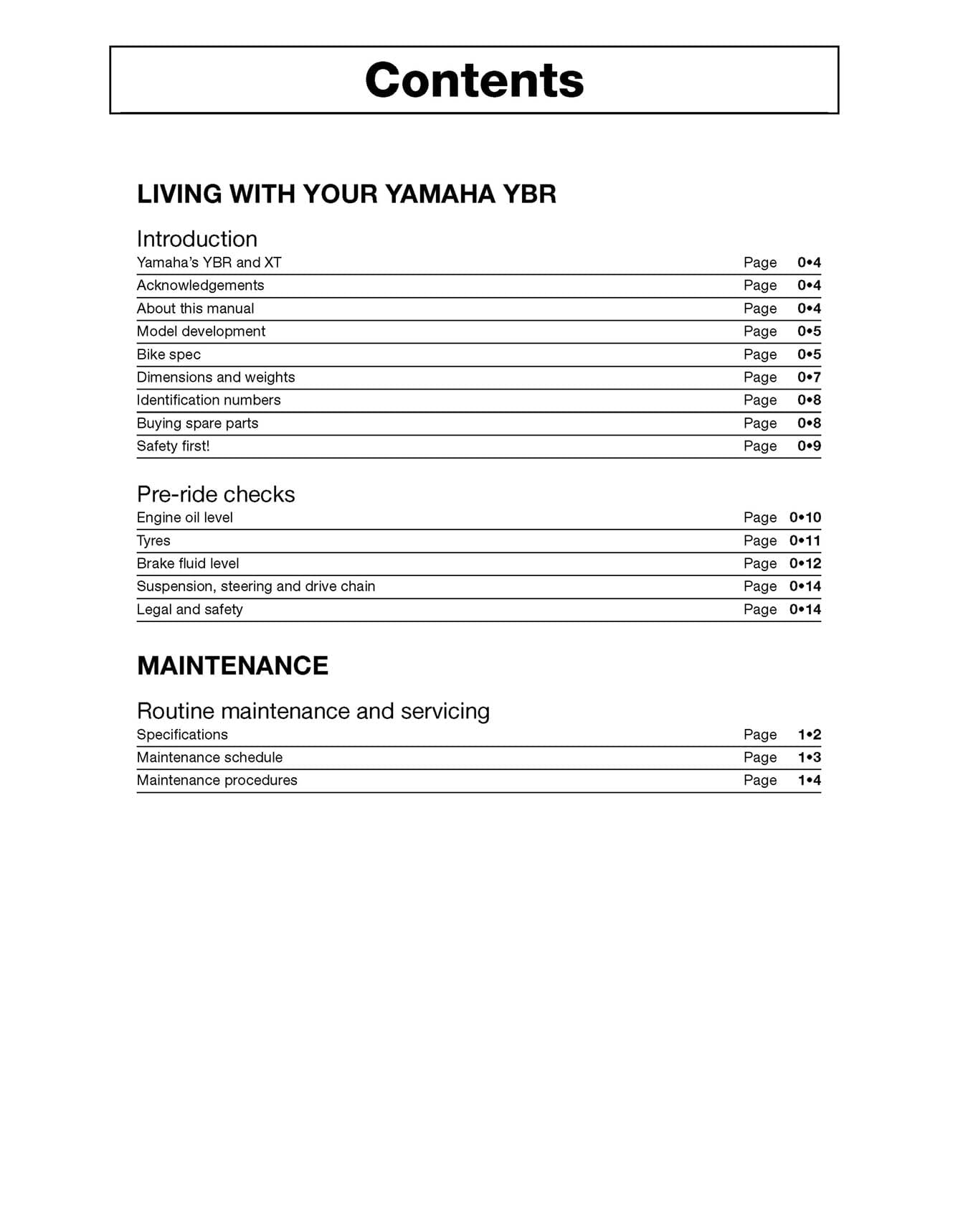 Yamaha YBR125 (05 - 16) & XT125R/X (05 - 09) Haynes Repair Manual